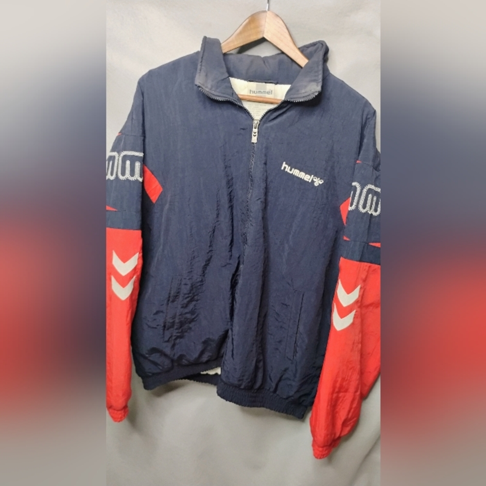 Hummel Jacket Mens Insulated Windbreaker Ski Bomber Quilted And Padded Size XL